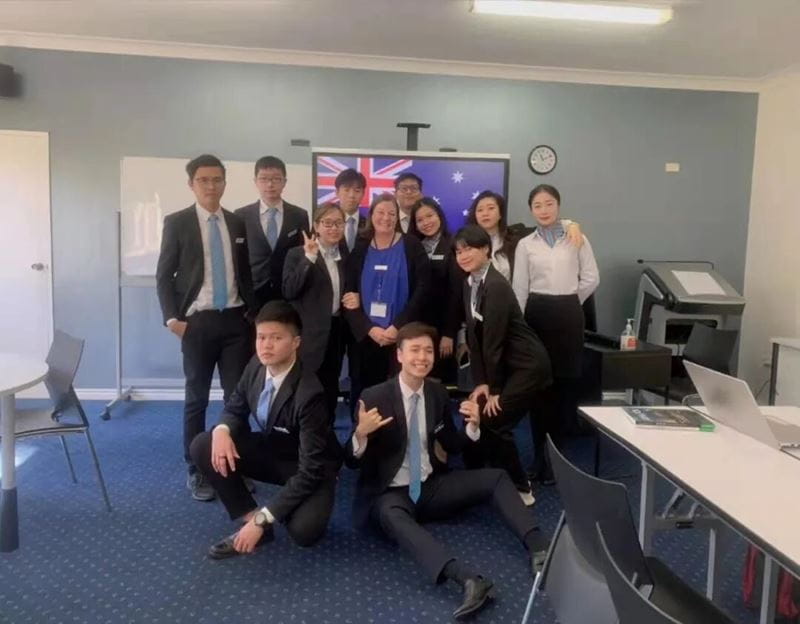 Emily Xu in classroom