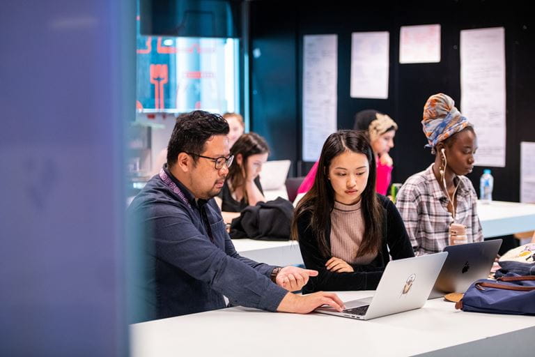 Students in classroom