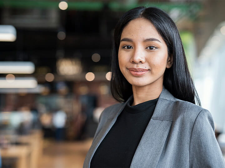 Business course student