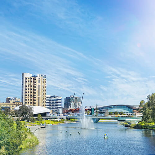 University campus in Adelaide