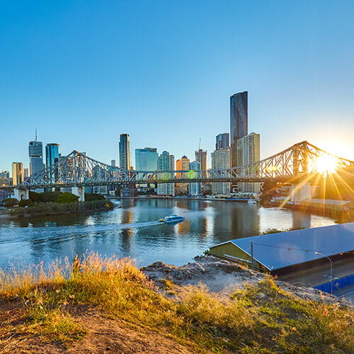 University campus in Brisbane