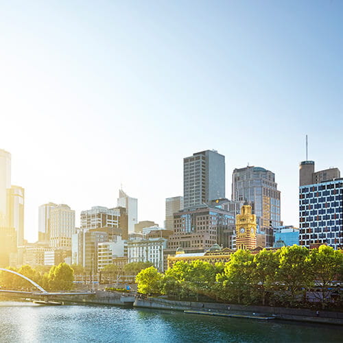 University campus in Melbourne
